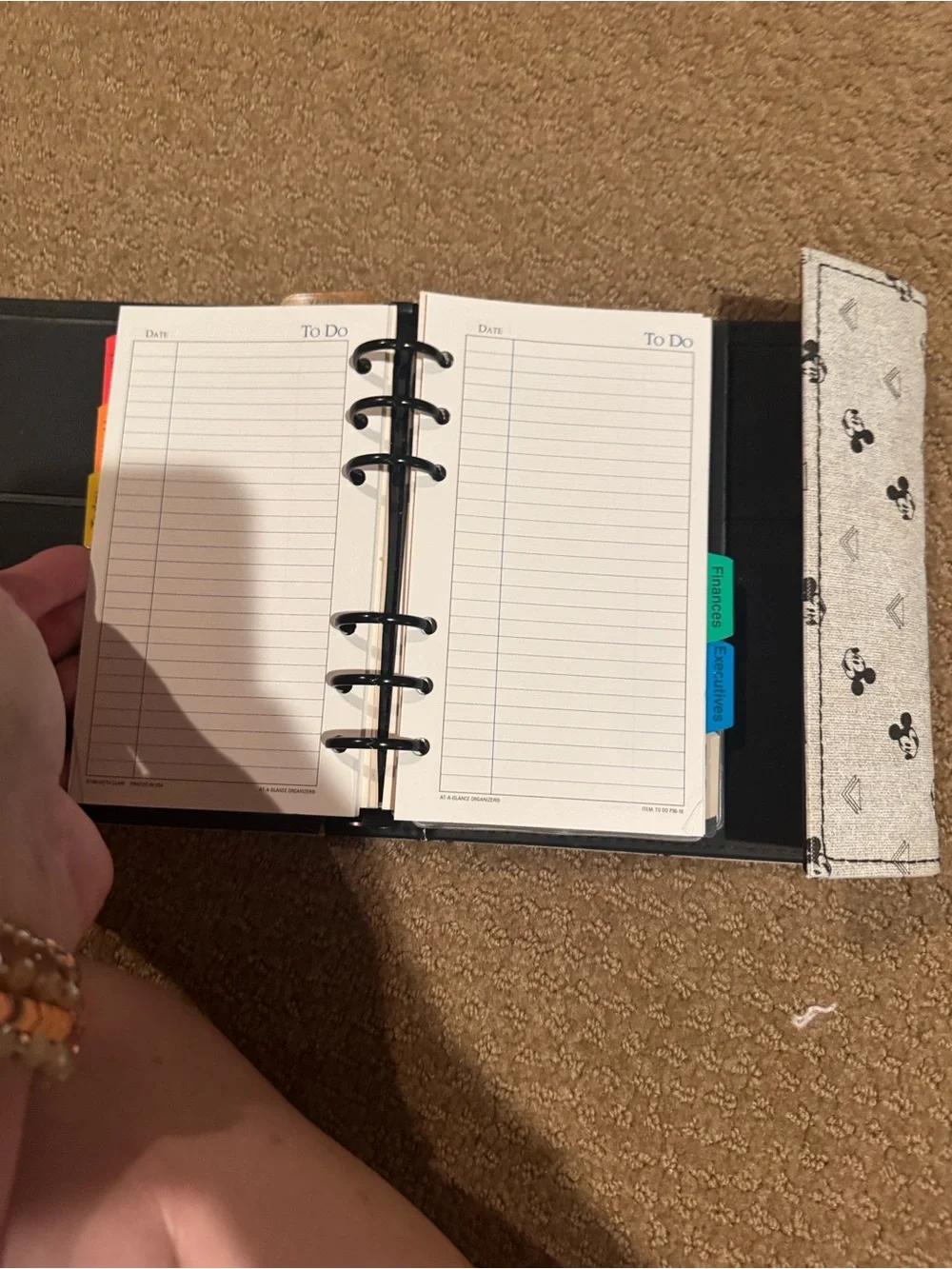 Disney Mickey Mouse daily planner